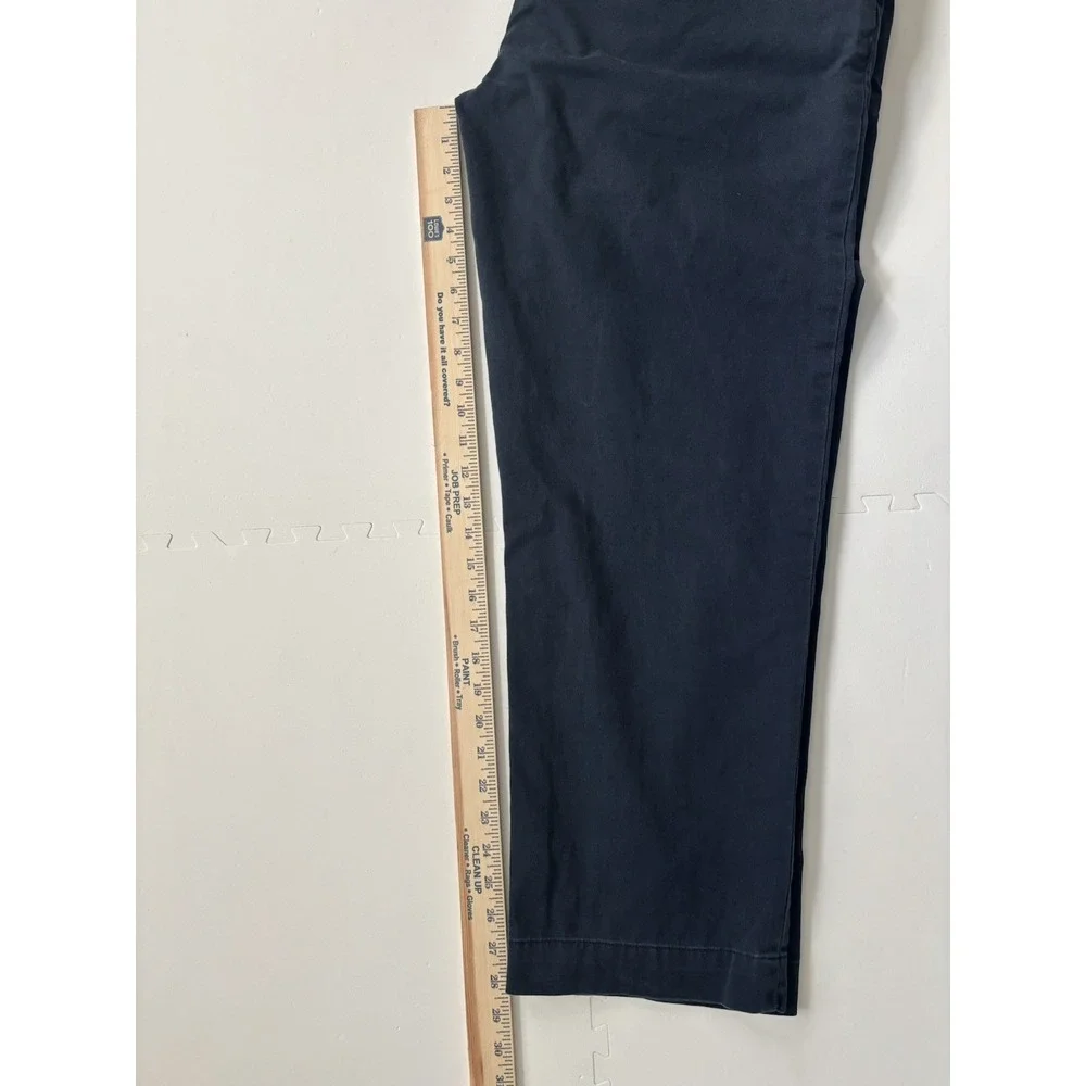Vtg POLO RALPH LAUREN Ethan Pants Mens Pleated 100% Cotton Chinos - 36/30 Navy